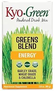 Kyo-Green Greens Blend Energy Powered Drink Mix, 2.8 oz. Product of Japan - (Pack of 6)