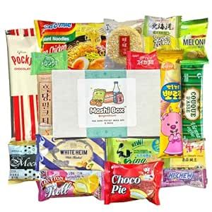 Mashi Box Asian Mystery Mini Snack Box - 18 Items - Includes 1 Full Sized Item with Snack Variety from Japan, Korea, China, Vietnam, Indonesia, etc